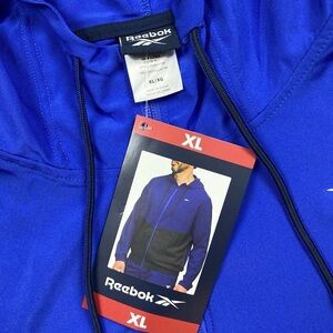Reebok Men's Blue and Black Windbreaker